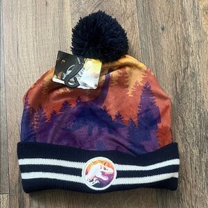 NWT Jurassic World Pom-Pom winter beanie hat